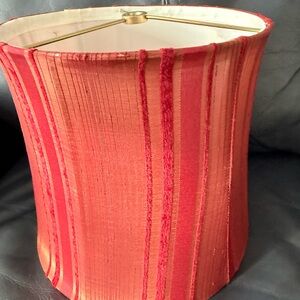 Elegant maroonand Gold Lampshade